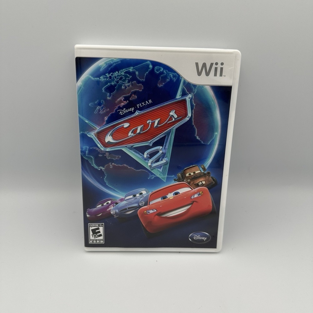 Nintendo Wii Cars 2 Video Game With Case Manual 2011